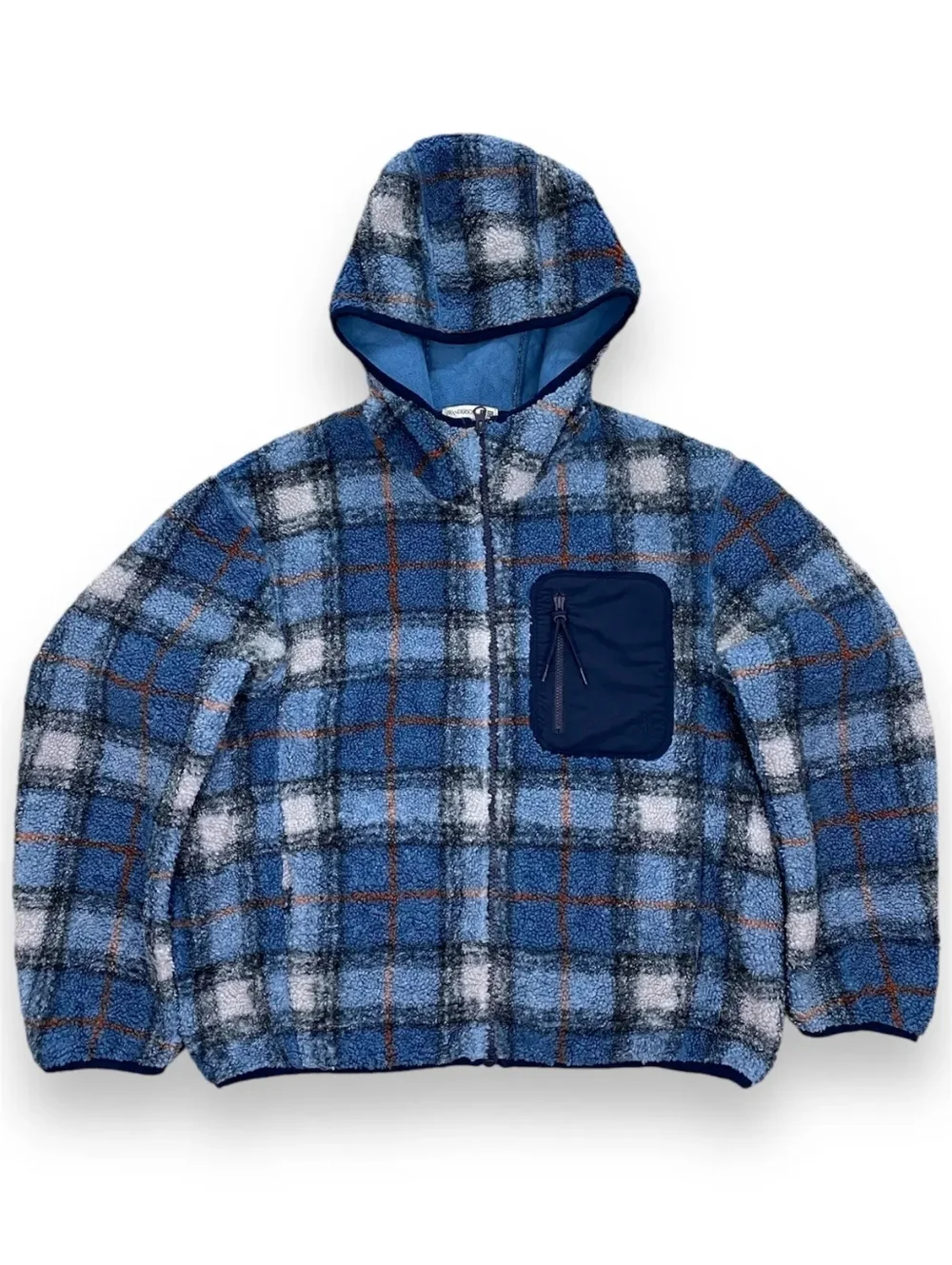 Uniqlo X JW Anderson Plaid Fleece Hoodie - Picture 1 of 3